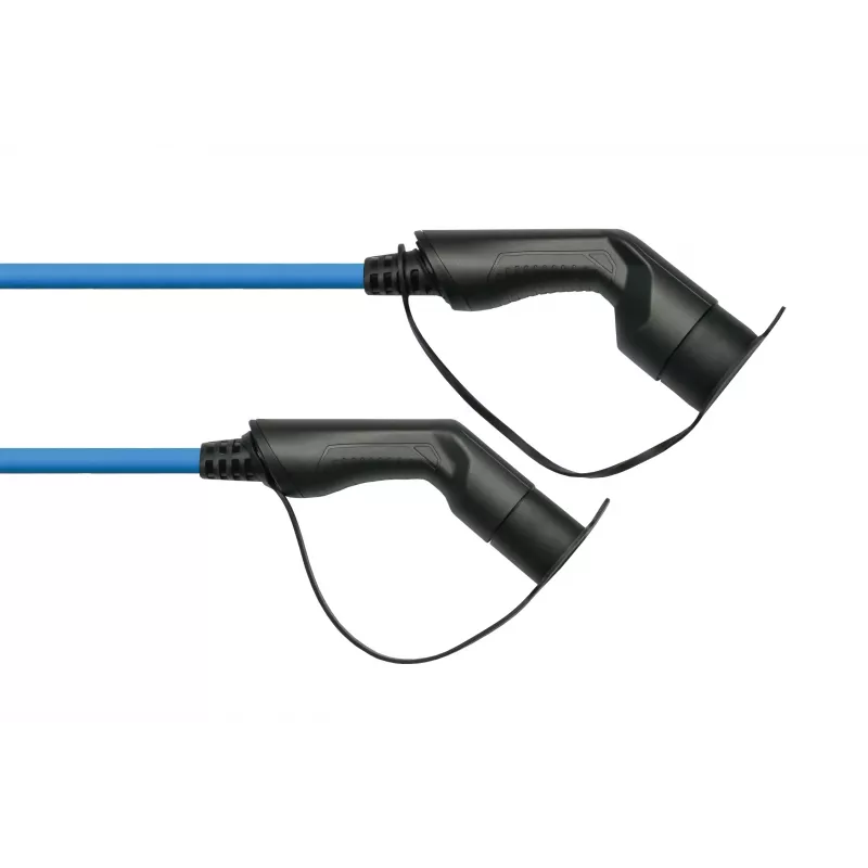 kabelmeister® EV-latauskaapeli Mode 3, Type 2 pistoke liittimeen, 3-vaiheinen, 16 A, 11 kW, sininen, 5 m