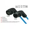 KABELMEISTER Mode 3 Type 2 EV-latauskaapeli 11 kW 16 A 3-vaiheinen spiraalikaapeli 5 m musta