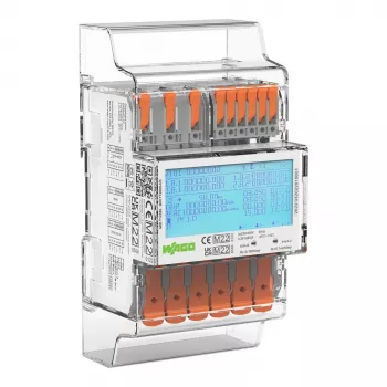 WAGO 879-3000 4PU kolmivaiheinen energiamittari digitaalinen 65 A MID-yhteensopiva 1 kpl