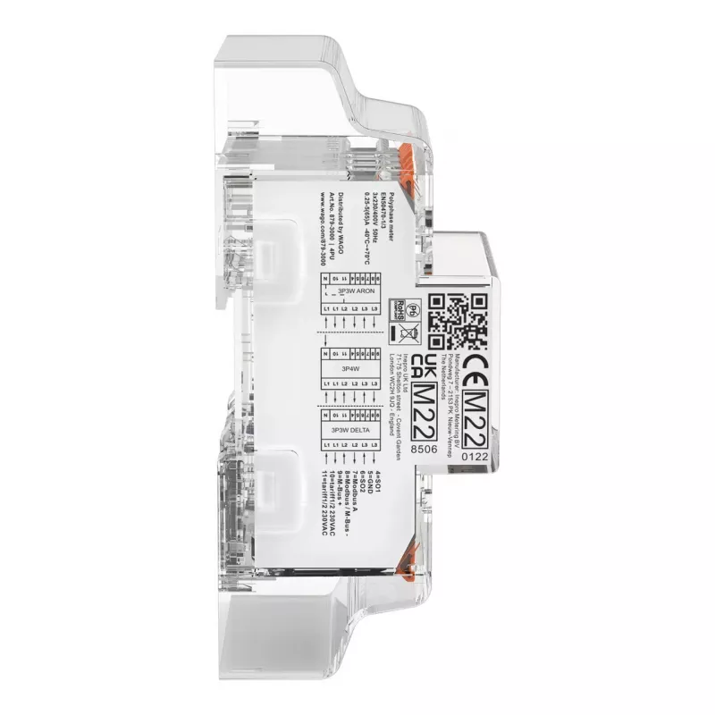 WAGO 879-3000 4PU kolmivaiheinen energiamittari digitaalinen 65 A MID-yhteensopiva 1 kpl