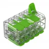 WAGO 221-430 COMPACT 2-johtimen liitin, 0,2–4 mm², 15 kpl, Green Range