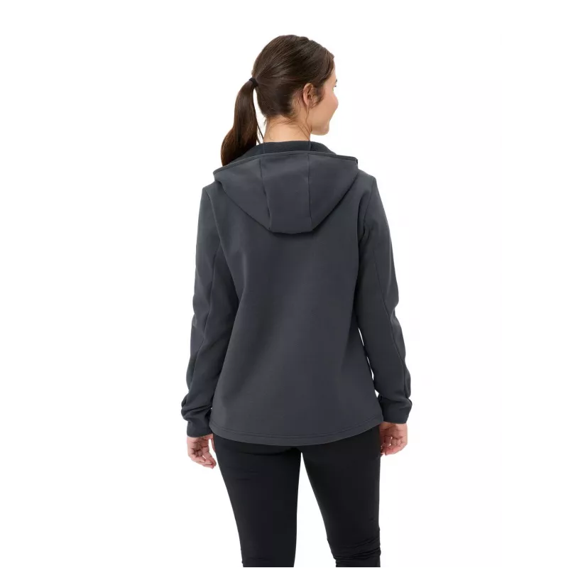 Vaude Idris Fleece Hoody naisten - Phantom Black, koko S