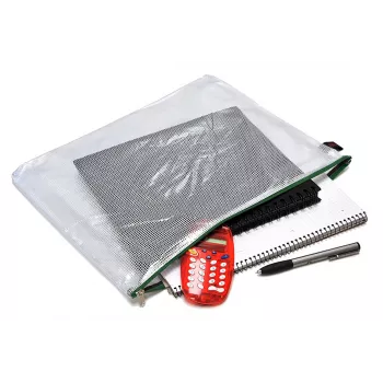 FolderSys vetoketjutasku B4 läpinäkyvä PVC 0,2 mm