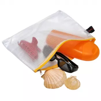 FolderSys vetoketjupussi A5, PVC, läpinäkyvä (40404-60)
