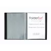 FolderSys näyttökansio A4 musta 30 taskua