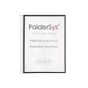 Foldersys näyttökansio A4 musta 40 taskua