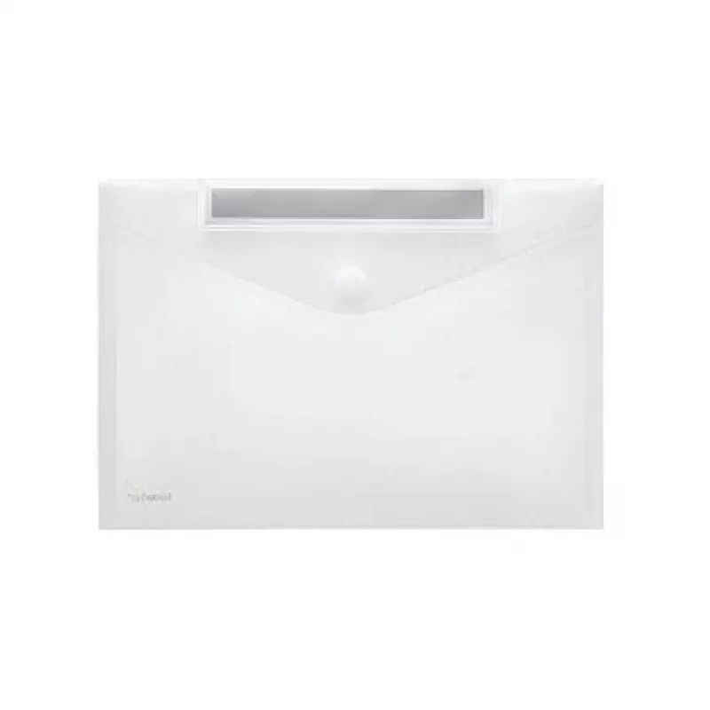 FolderSys hakemistotasku 40161-04 DIN A4 vaakasuunta läpinäkyvä 10 kpl/pakkaus