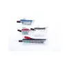 FolderSys 4 kpl:n vetoketjupussisarja 1x 170x40 mm harmaa 3x 80x55 mm musta/harmaa