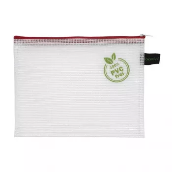 FolderSys Zipper Pouch B6 läpinäkyvä