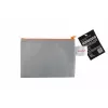 FolderSys vetoketjupussi A6 harmaa läpinäkymätön kuitukangas PP 125 x 180 mm