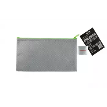 FolderSys vetoketjupussi DL harmaa läpinäkymätön kuitukangas PP 120 x 220 mm