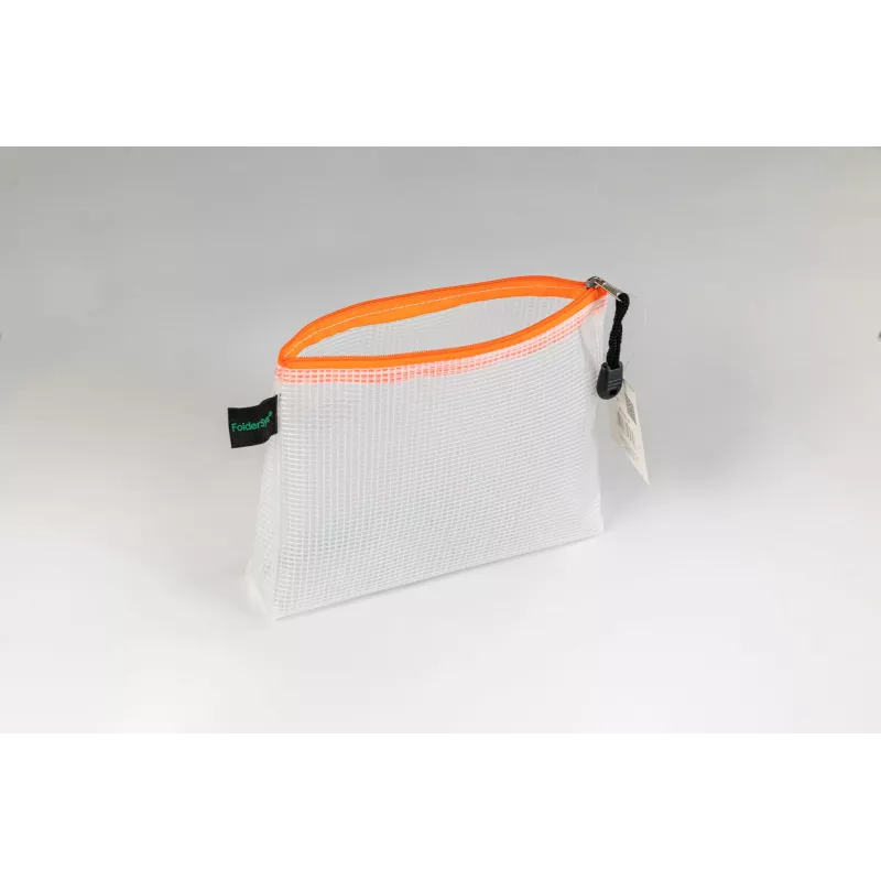 FolderSys vetoketjupussi läpinäkyvä/oranssi 0,28 mm A6 1 kpl