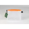 FolderSys vetoketjupussi läpinäkyvä/oranssi 0,28 mm A6 1 kpl