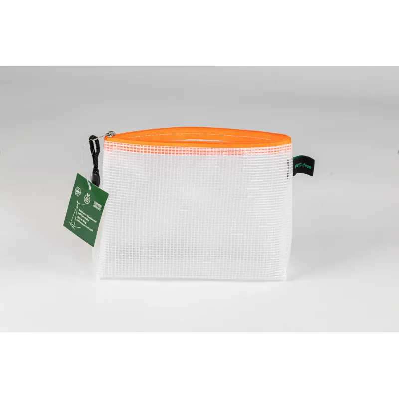 FolderSys vetoketjupussi läpinäkyvä/oranssi 0,28 mm A6 1 kpl