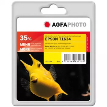 AGFAPHOTO APET163YD uudelleenvalmistettu mustesuihkukasetti keltainen 9 ml Canonille