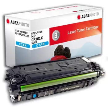 AgfaPhoto APTHPCF361XE yhteensopiva värikasetti syaani suuri kapasiteetti 9 500 sivua HP