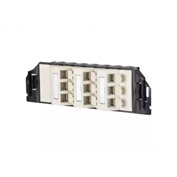 METZ CONNECT RJ45 Keystone -moduuli Cat.6A suojattu musta 1 kpl:n pakkaus