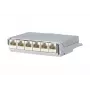 METZ CONNECT BTR E-DAT C6 6x8 AP jakaja patch-paneeli - CAT 6 - STP - harmaa - 1U - 19
