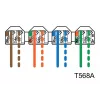 METZ CONNECT BTR E-DAT C6 6x8 AP jakaja patch-paneeli - CAT 6 - STP - harmaa - 1U - 19