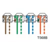 METZ CONNECT BTR E-DAT C6 6x8 AP jakaja patch-paneeli - CAT 6 - STP - harmaa - 1U - 19
