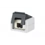 METZ CONNECT E-DAT modulaarinen kotelo 12 portilla, vaaleanharmaa (RAL 7035), IP20, tyhjä