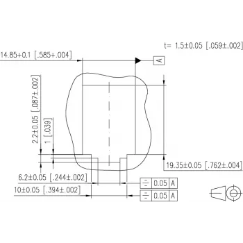 METZ CONNECT E-DAT modulaarinen kotelo 12 portilla, vaaleanharmaa (RAL 7035), IP20, tyhjä