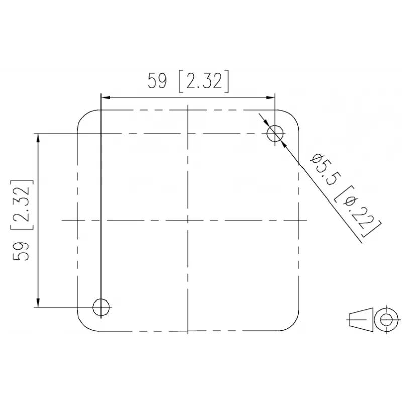 METZ CONNECT E-DAT modulaarinen kotelo 12 portilla, vaaleanharmaa (RAL 7035), IP20, tyhjä