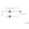 METZ CONNECT 150M1AO0020E kuitupatch-kaapeli OM3 ST/PC 2 m Multi