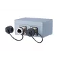 METZ CONNECT 1401010620ME teollisuuden Ethernet-liitäntärasia, harmaa, metalli, IP67, 124x78x57 mm