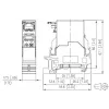 METZ CONNECT RJ45 Keystone -moduuli Cat6A suojattu harmaa 1401806113KE