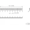 METZ CONNECT 850349-02 erotusliitinrima - 1-napainen, ruuviliitäntä, DIN-kisko, musta, IP20