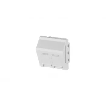 METZ CONNECT RJ45 Keystone -moduuli Cat.6A suojattu valkoinen 45x45mm työkaluton