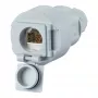 Metz Connect Cat.6A RJ45 liitin 1-porttinen vaaleanharmaa 1309515003-E