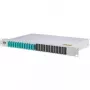 METZ CONNECT 150255BA12-E 1U 24-porttinen LC-duplex OM4 kuitupatch-paneeli - harmaa (RAL 7035)