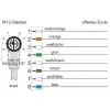 METZ CONNECT 142M2X90100 - 10 m - Cat6a - M12 teollisuus-Ethernet-patch-kaapeli