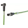 METZ CONNECT 142M1D19010 Cat5e M12 patch-kaapeli 1m vihreä