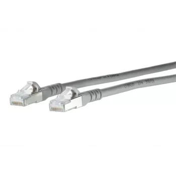 METZ CONNECT BTR 1308457533-E -kaapeli RJ45 Cat.6A AWG26 S/FTP LSOH 7,5 m harmaa