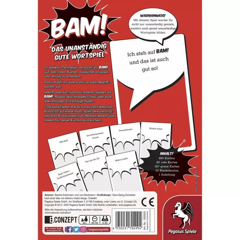 PEGASUS BAM! - uskomattoman hyvä sanapeli