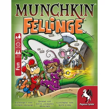 Pegasus Spiele Munchkin Fellinge (Demented Dungeons) -lisäosa korttipeli