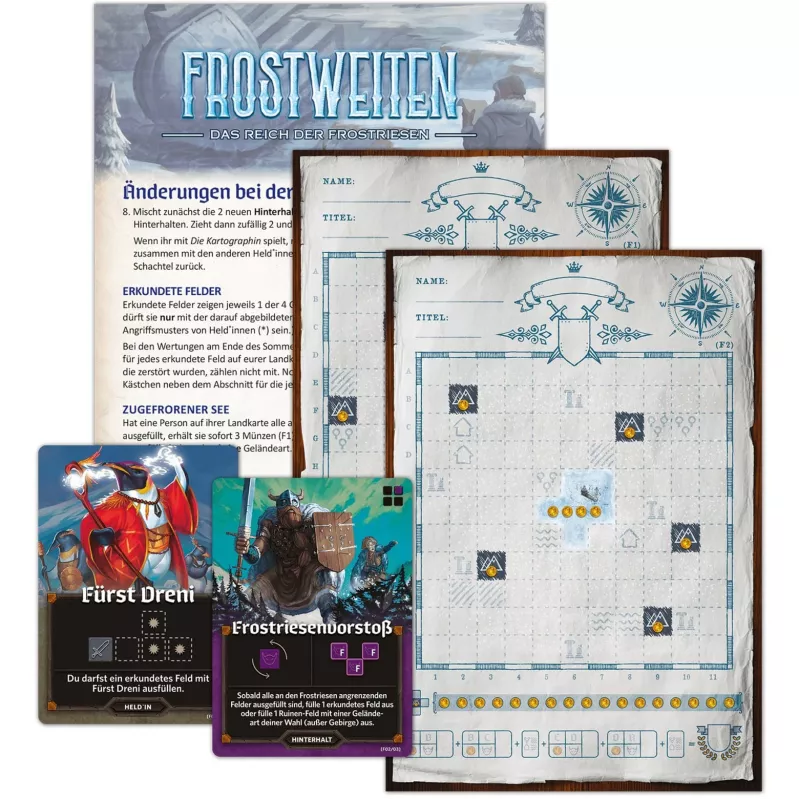 Pegasus Spiele Der Kartograph & Die Kartographin: Ferne Expeditionen -lisäosa