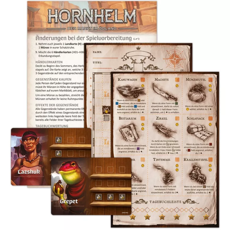 Pegasus Spiele Der Kartograph & Die Kartographin: Ferne Expeditionen -lisäosa