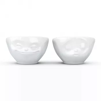 FIFTYEIGHT PRODUCTS pieni kulhosetti 100ml Grinning & Kissing White