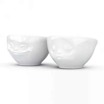 FIFTYEIGHT PRODUCTS pieni kulhosetti 100ml Grinning & Kissing White