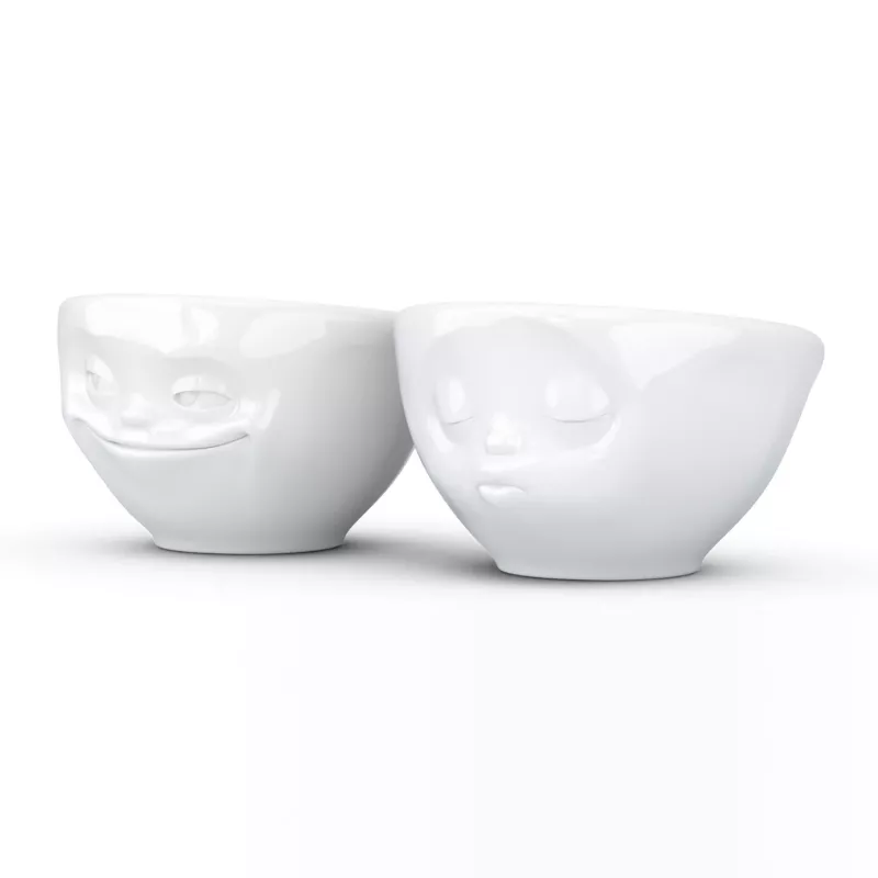 FIFTYEIGHT PRODUCTS pieni kulhosetti 100ml Grinning & Kissing White