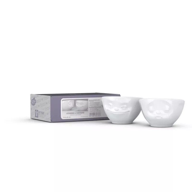 FIFTYEIGHT PRODUCTS pieni kulhosetti 100ml Grinning & Kissing White