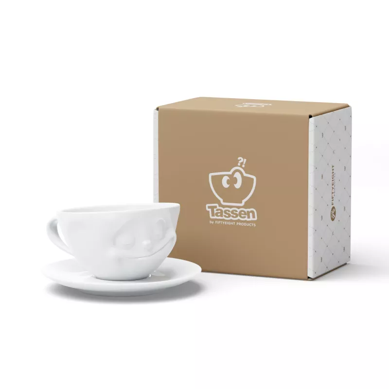 FIFTYEIGHT PRODUCTS FIFTYEIGHT-kahvimuki 200 ml - Happy White