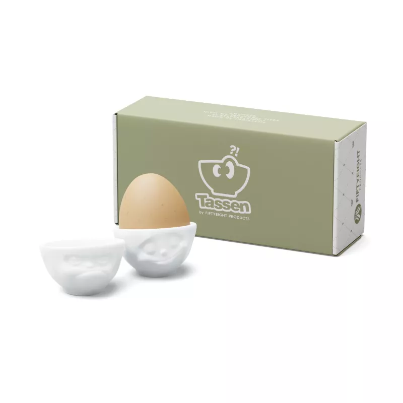 FIFTYEIGHT PRODUCTS munakupit setti nro 3 - Happy & Grumpy White