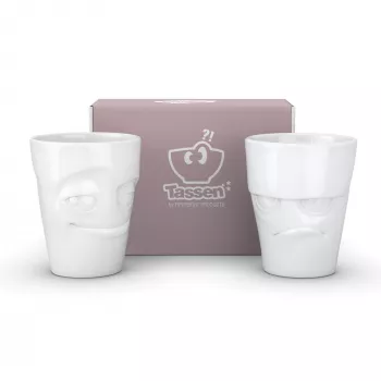FIFTYEIGHT PRODUCTS 350 ml muki - Grumpy & Mischievous White