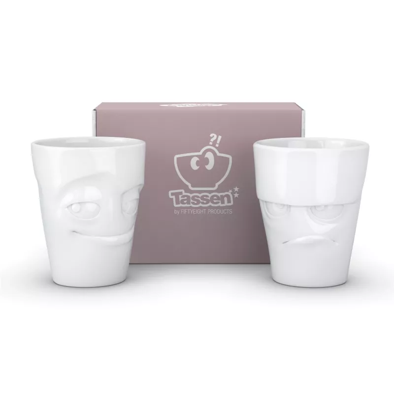 FIFTYEIGHT PRODUCTS 350 ml muki - Grumpy & Mischievous White