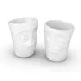 FIFTYEIGHT PRODUCTS FIFTYEIGHT 350 ml muki - Amused & Bewildered valkoinen